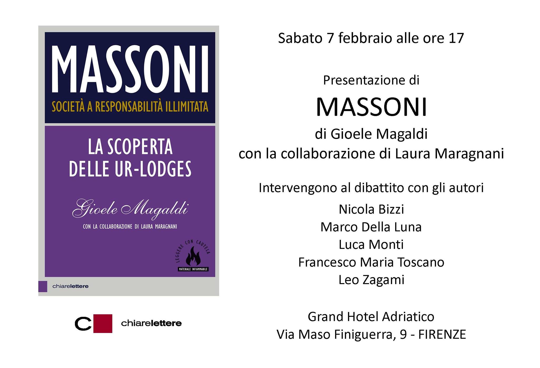 Presentazione "Massoni S.r.i" a Firenze il 7 febbraio 2015